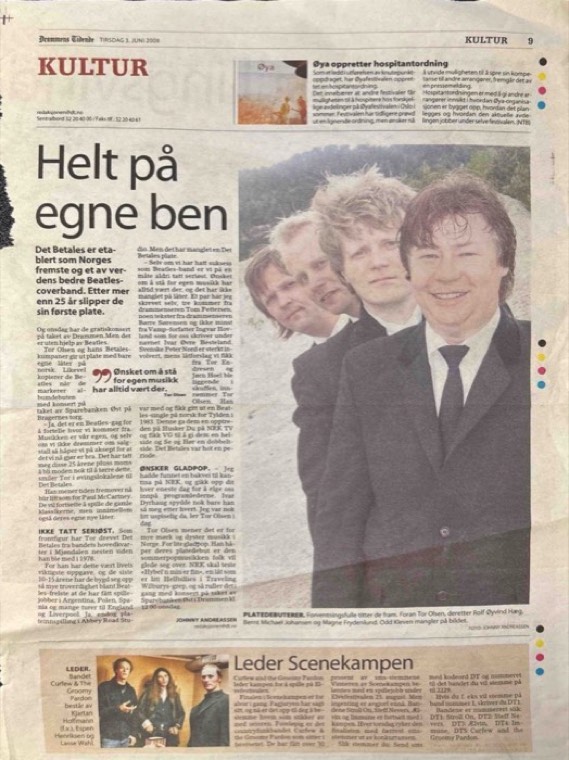 Avisutklipp om Det Betales: 2008, 3. juni