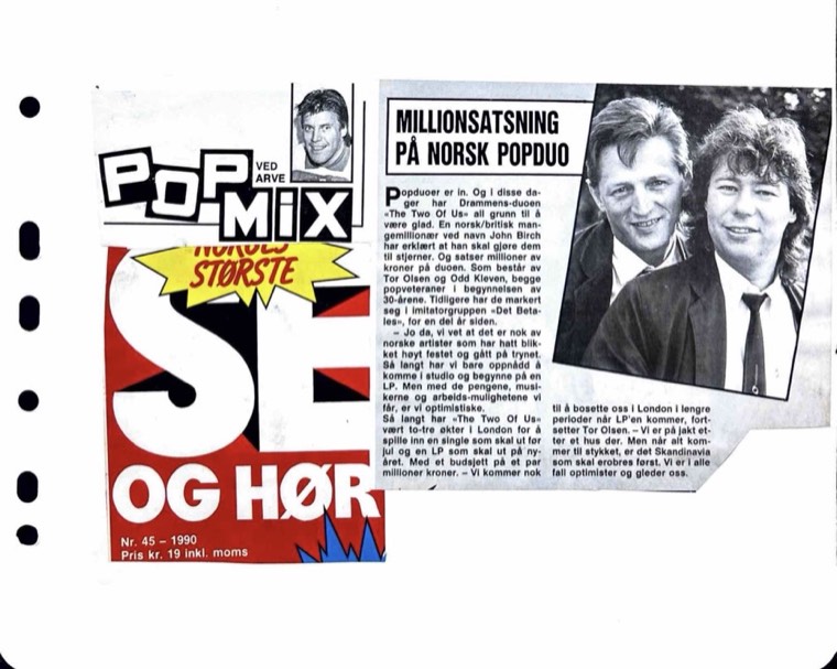 Avisutklipp om Det Betales: 1990, 6. november