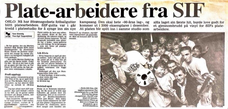 Avisutklipp om Det Betales: 1987 27. oktober