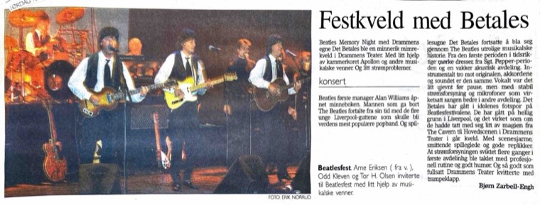 Avisutklipp om Det Betales: Historisk avisutklipp #115