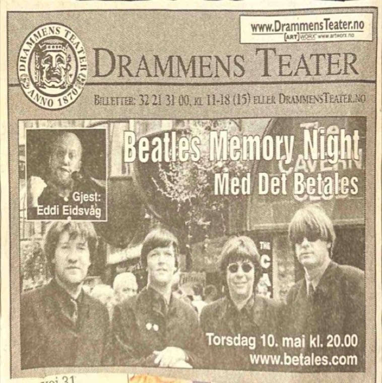 Press clipping from 2001 in the Det Betales archive