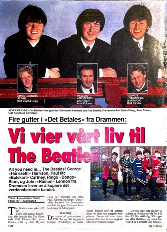Avisutklipp om Det Betales: 1999, 23. november