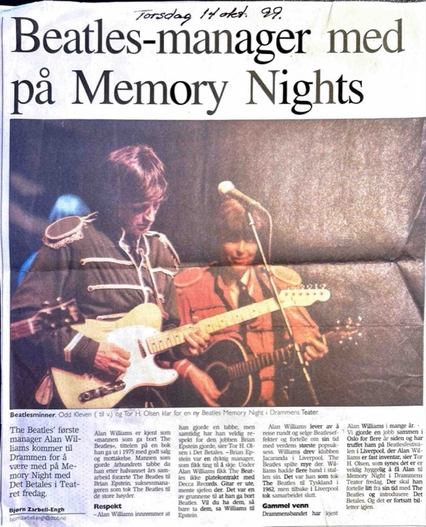 Avisutklipp om Det Betales: 1999, 14. oktober