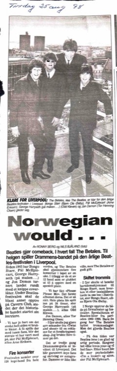 Avisutklipp om Det Betales: 1998, 25. august