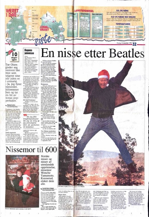 Avisutklipp om Det Betales: 1998, 14. desember