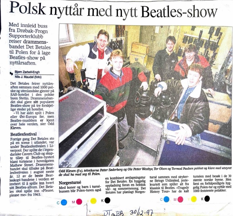 Avisutklipp om Det Betales: 1997, 30. desember