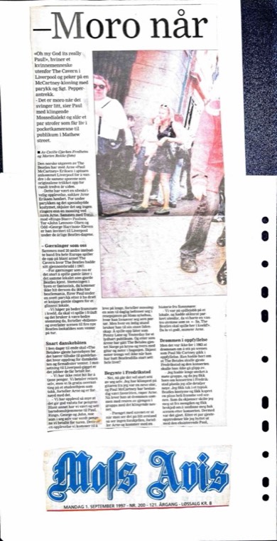Avisutklipp om Det Betales: 1997, 1. september