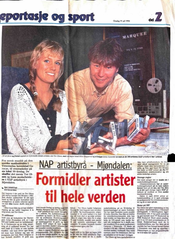 Avisutklipp om Det Betales: 1995, 19. juli