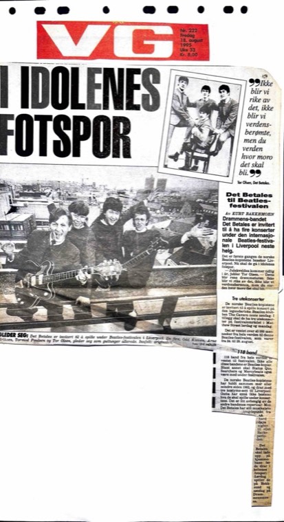 Avisutklipp om Det Betales: 1995, 18. august