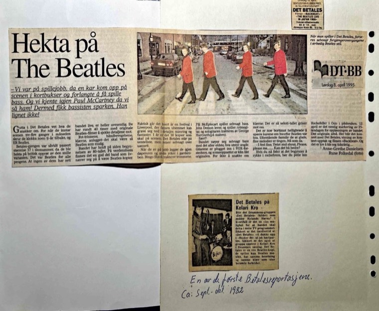 Avisutklipp om Det Betales: 1995, 8. april