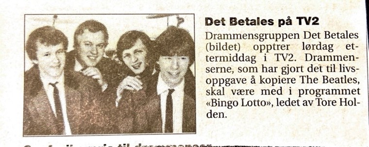 Avisutklipp om Det Betales: 1993 27. november