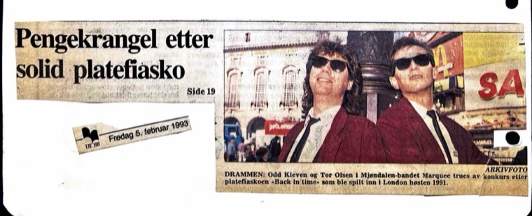 Avisutklipp om Det Betales: 1992, 5. februar