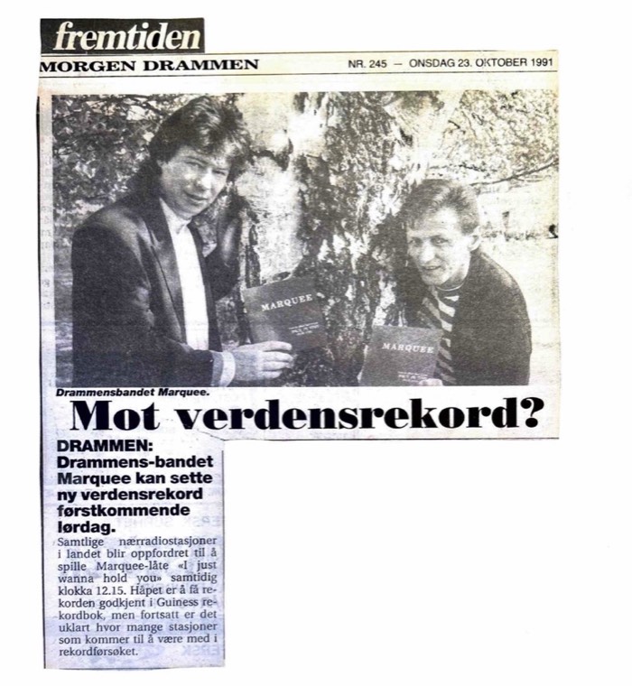 Avisutklipp om Det Betales: 1991, 23. oktober