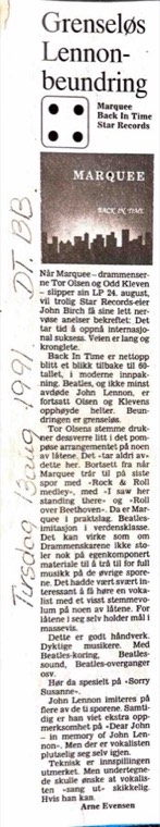 Avisutklipp om Det Betales: 1991 13. august
