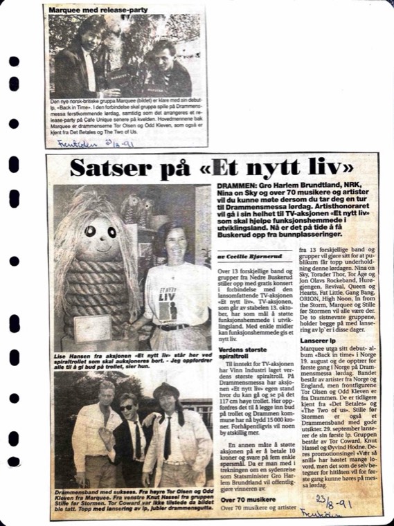 Avisutklipp om Det Betales: 1990, 23. august